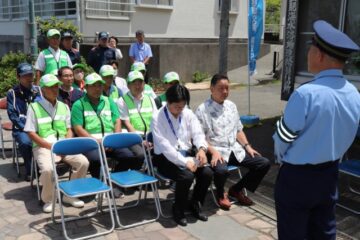 土肥海岸に臨時派出所開設 水難事故防止へ体制強化―<b>伊豆</b>中央署