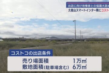 地権者の組合とコストコの間で出店に向けた協議が最終段階に 東名高速久能山スマートＩＣ付近の …