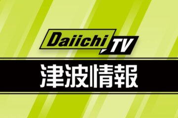 【更新】静岡県に津波警報 「最大３ｍ」津波・避難・交通情報（30日 午後5時40分現在）
