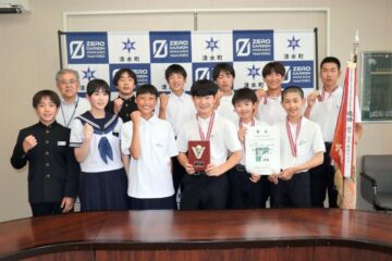 全道中学大会へ意気込み <b>清水</b>町内の中学生が出場報告 – 十勝毎日新聞