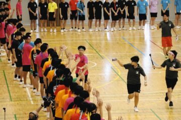 1分間に何人とハイタッチできる？愛知県江南市の古知野中体育祭でギネス世界記録認定