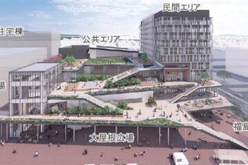 【福島駅東再開発見直し】複合棟延べ3.1万㎡に/来年度下期に着工 | 建設通信新聞Digital