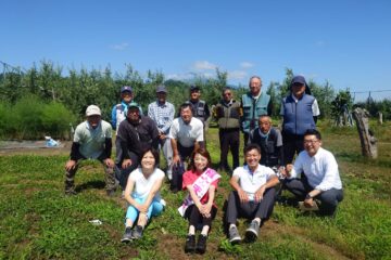 【弘前市・鳥井野地区で座談会  】岩木山の<b>裾野</b>に広がる田んぼとりんご園。 – 福士ますみ …