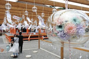 チリンチリン、涼やか 垂井・南宮大社に風鈴540個 – 中日新聞