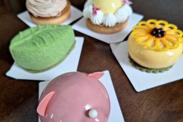 富山市稲荷元町にあるケーキ店『pont de rêves（ポン・ド・レーヴ）』でケーキ各種買って食べて …