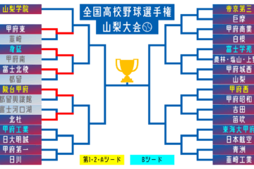 シード校が登場 夏の高校野球 山梨大会2日目 春4強の駿台甲府はコールド勝ち 身延は甲府南を下す