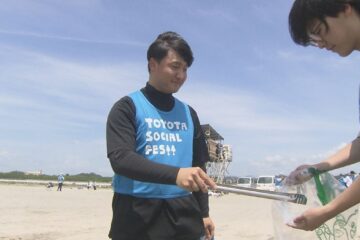 「プラスチックを捨てちゃダメだと」“鳴き砂”の海岸で清掃活動 貴重な自然を次の世代へ 福島 …