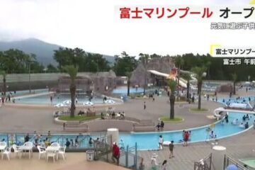 「子供がすごく喜んできてよかった」今年も<b>富士</b>マリンプールが営業開始 元気に遊ぶ子供たち