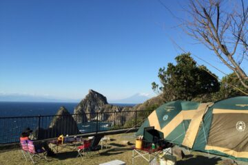 雲見夕日と潮騒の岬オートキャンプ場｜Logbum Camp – SOMPO Park