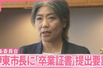 【“学歴詐称”疑惑】<b>伊東</b>市長に「卒業証書」提出要請 百条委が決議 – YouTube