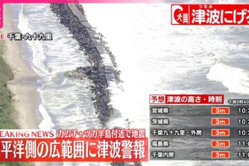 【太平洋沿岸に津波警報】JR東海道線、横須賀線、<b>伊東</b>線 小田急線は一部で運転見合わせ