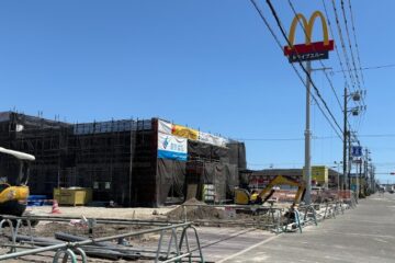 【静岡の新店】石田街道沿いにマクドナルドの新店舗！9月24日にオープン予定