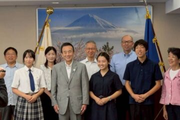 【7/29高校生平和大使知事表敬に同席、7/31だもんで静岡フェス】。 – 杉山あつし（スギヤマ …