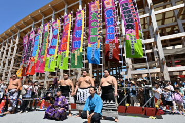 万博会場で大相撲巡業 – <b>伊豆</b>下田経済新聞