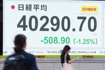 東京株、続落 – 熱海経済新聞