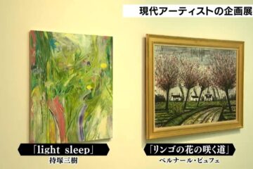 「コントラストを楽しんで」現代アーティスト作品の企画展始まる＝静岡・長泉町 – YouTube