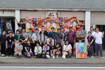 ABCがＢリーグホームゲーム会場で使用したWALL ARTを寄贈
